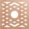 Ekena Millwork Chevron Wood Fretwork Pierced Ceiling Medallion, Cherry, 32"OD x 8 1/4"ID x 3/8"T CMWP32X32X0375CHCH - alternate 1